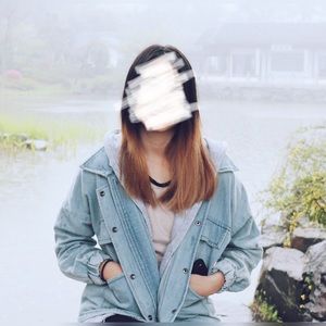 Jean Jacket with Hooded Vest